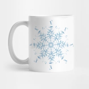 Original Handmade Snowflake Art Mug